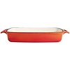 Vogue Orange Rectangular Cast Iron Dish 2.8Ltr - Copy Vogue Orange Rectangular Cast Iron Dish 2.8Ltr - Copy