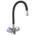 XXLselect Double Handle Two Hole Deck Mounted Kitchen Faucet with Flexible Spout max 530 mm in Various Colors - Copy - Copy - Copy