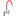 XXLselect Bateria zlewozmywakowa stojąca dwuootworowa z elastyczną wylewką o długości 530 mm, czerwona