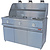 Diamond 3-Tank Gas Fryer 3 x 13 L, 3x 16,16 kW