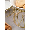 Verlo Round buffet stand h 20 cm gold VERLO