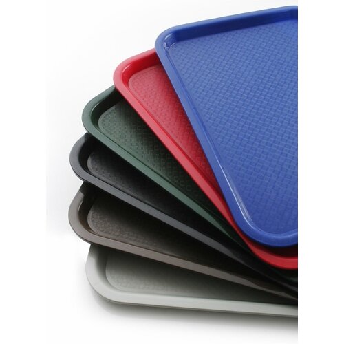 Hendi OUTLET - Prostokątna taca do serwowania Fast Food 350 x 450 mm z polipropylenu, szara Hendi OUTLET - Prostokątna taca do serwowania Fast Food 350 x 450 mm z polipropylenu, szara