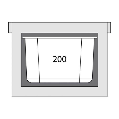 Stalgast Termos transportowy 26 L, ładowany od góry GN 1/1
