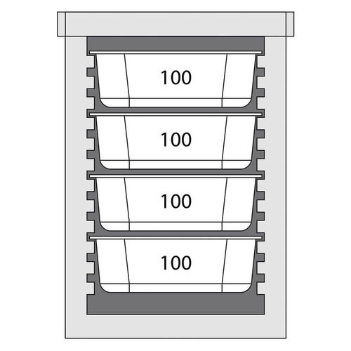 Tribeca Pojemnik termoizolacyjny 93 L, ładowany od frontu GN 1/1 Tribeca Pojemnik termoizolacyjny 93 L, ładowany od frontu GN 1/1