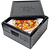 Thermo future box Pojemnik termoizolacyjny do pizzy 32 L, ładowany od góry 410x410x(h)330 mm
