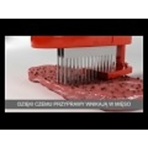 Victor Siekacz zmiękczający do mięsa, czerwony, 45 ostrzy