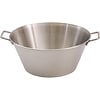 Stalgast Wanna kuchenna, stalowa 21 L, Ø450 mm z uchwytami