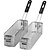 Stalgast Zestaw dwóch koszy 350x105 mm, do 9725000, 9726000