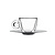 Bormioli Rocco Filiżanka do espresso ze spodkiem 80 ml, transparentna (2 szt.)