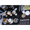 Bormioli Rocco Filiżanka do espresso ze spodkiem 80 ml, transparentna (2 szt.)
