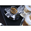 Bormioli Rocco Filiżanka do espresso ze spodkiem 80 ml, transparentna (2 szt.)