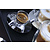 Bormioli Rocco Filiżanka do espresso ze spodkiem 80 ml, transparentna (2 szt.)