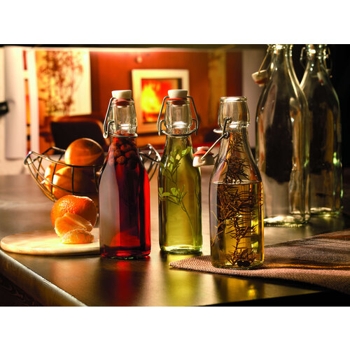 Bormioli Rocco Butelka kwadratowa 500 ml, Swing (12 szt.) Bormioli Rocco Butelka kwadratowa 500 ml, Swing (12 szt.)