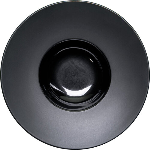 Stalgast Talerz głęboki Ø230 mm, czarny z gładkim rantem (4 szt.)