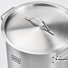 Gredil Garnek wysoki z pokrywką 50,3 L, Ø400 mm ze stali nierdzewnej
