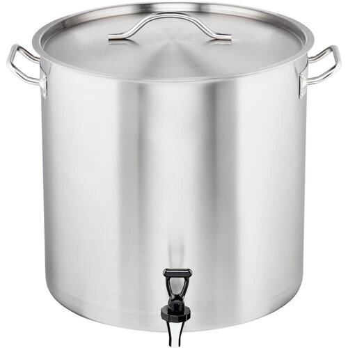 Stalgast Garnek wysoki z kranem 50,3 L, Ø400 mm ze stali nierdzewnej Stalgast Garnek wysoki z kranem 50,3 L, Ø400 mm ze stali nierdzewnej