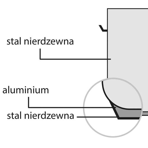 Stalgast Garnek średni z pokrywką 11,2 L, Ø360 mm ze stali nierdzewnej Stalgast Garnek średni z pokrywką 11,2 L, Ø360 mm ze stali nierdzewnej