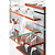 Stalgast Kolumna bufetowa 570 mm, prosta, stalowa