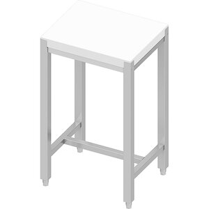 Stalgast Kloc masarski z polietylenu na podstawie ze stali nierdzewnej 500x400x(h)860 mm