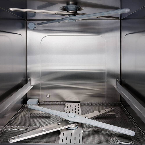 Stalgast Zmywarka uniwersalna 500x500 mm, do 40 koszy/h, 400V, z dozownikiem płynu myjącego, dozownikiem nabłyszczacza i pompą wspomagająca płukanie Stalgast Zmywarka uniwersalna 500x500 mm, do 40 koszy/h, 400V, z dozownikiem płynu myjącego, dozownikiem nabłyszczacza i pompą wspomagająca płukanie