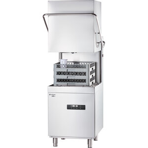 Stalgast Zmywarka kapturowa 500x500 mm, do 30 koszy/h, 400V, z dozownikiem płynu myjącego, dozownikiem nabłyszczacza Stalgast Zmywarka kapturowa 500x500 mm, do 30 koszy/h, 400V, z dozownikiem płynu myjącego, dozownikiem nabłyszczacza