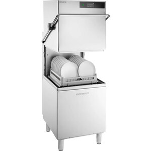 Elframo Zmywarka kapturowa 500x500 mm 400V, z dozownikiem płynu myjącego i pompą wspomagająca płukanie Elframo Zmywarka kapturowa 500x500 mm 400V, z dozownikiem płynu myjącego i pompą wspomagająca płukanie