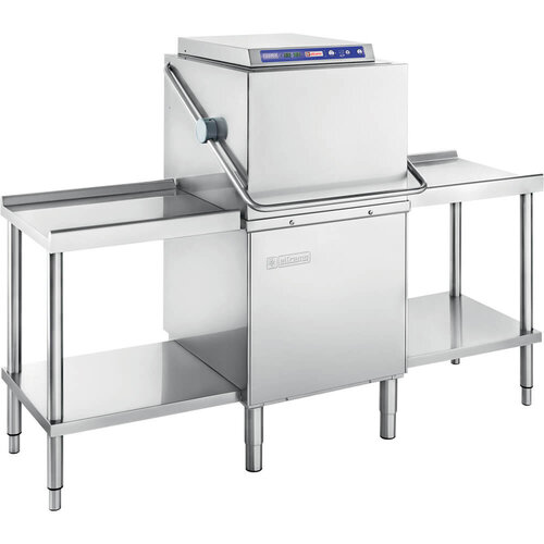 Elframo Zmywarka kapturowa 500x500 mm 400V, z dozownikiem płynu myjącego i pompą wspomagająca płukanie Elframo Zmywarka kapturowa 500x500 mm 400V, z dozownikiem płynu myjącego i pompą wspomagająca płukanie