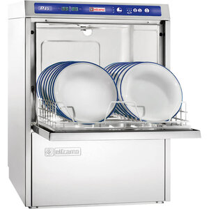 Elframo Zmywarka uniwersalna 500x500 mm 400V, z dozownikiem płynu myjącego, pompą spustową i zmiękczaczem Elframo Zmywarka uniwersalna 500x500 mm 400V, z dozownikiem płynu myjącego, pompą spustową i zmiękczaczem