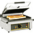 Roller Grill Grill kontaktowy do panini pojedyńczy żeliwny, 360 x 240 mm, 3 kW