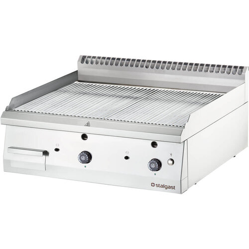 Stalgast Gazowa płyta grillowa ryflowana, chromowana, nastawna 13 kW Stalgast Gazowa płyta grillowa ryflowana, chromowana, nastawna 13 kW