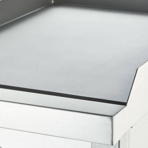 Stalgast Gazowa płyta grillowa gładka, chromowana, nastawna 13 kW