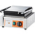 Caterina Grill kontaktowy pojedyńczy żeliwny, płyta dolna 225x230, górna 215x215 mm, 1,8 kW