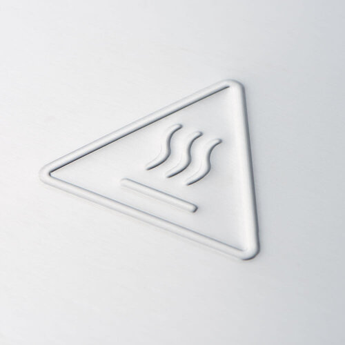 Caterina Grill kontaktowy pojedyńczy żeliwny, płyta dolna 225x230, górna 215x215 mm, 1,8 kW