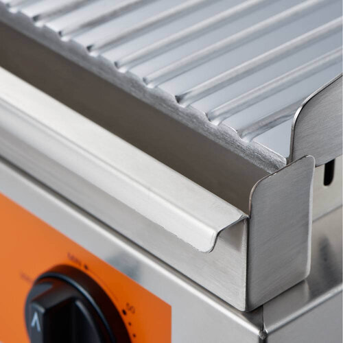 Caterina Elektryczna płyta grillowa 2/3 gładka, 1/3 ryflowana, nastawna 3,5 kW Caterina Elektryczna płyta grillowa 2/3 gładka, 1/3 ryflowana, nastawna 3,5 kW