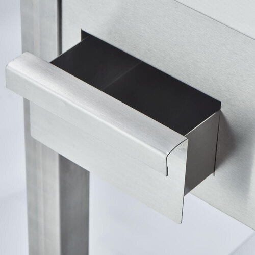 Stalgast Elektryczna płyta grillowa gładka/ryflowana, 8,1 kW na podstawie otwartej