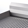 Stalgast Elektryczna płyta grillowa 4400 cm2, 1/2 gładka 1/2 ryflowana, nastawna 8,1 kW