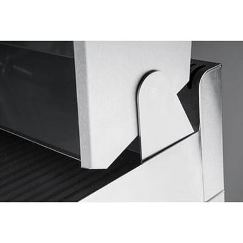 Stalgast Elektryczna płyta grillowa 4400 cm2, 1/2 gładka 1/2 ryflowana, nastawna 8,1 kW