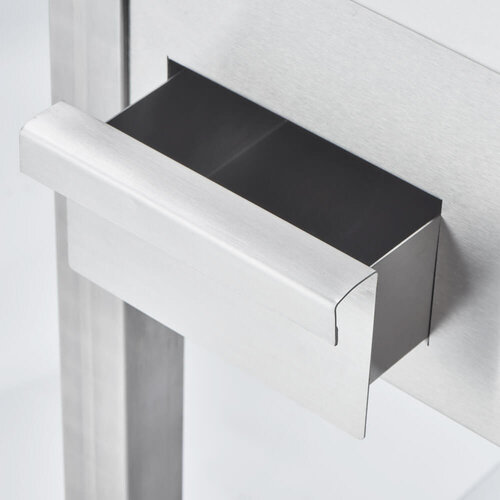 Stalgast Elektryczna płyta grillowa gładka, chromowana, nastawna 8,1 kW