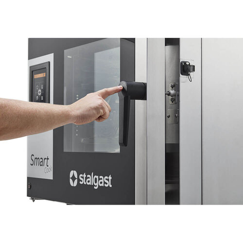 Stalgast Piec konwekcyjno-parowy 11x GN 2/1, gazowy, 28 kW z panelem dotykowym Stalgast Piec konwekcyjno-parowy 11x GN 2/1, gazowy, 28 kW z panelem dotykowym