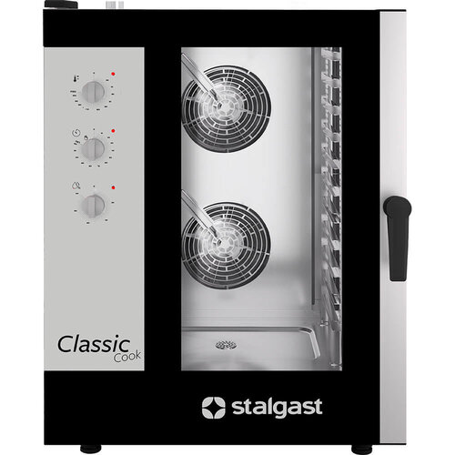 Stalgast Piec konwekcyjno-parowy 11x GN 1/1, elektryczny, 18.5 kW ze sterowaniem manualnym Stalgast Piec konwekcyjno-parowy 11x GN 1/1, elektryczny, 18.5 kW ze sterowaniem manualnym
