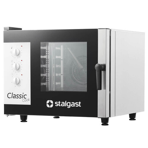 Stalgast Piec konwekcyjno-parowy 11x GN 1/1, gazowy, 20 kW ze sterowaniem manualnym Stalgast Piec konwekcyjno-parowy 11x GN 1/1, gazowy, 20 kW ze sterowaniem manualnym
