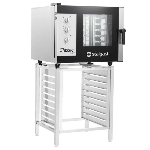 Stalgast Piec konwekcyjno-parowy 11x GN 1/1, gazowy, 20 kW ze sterowaniem manualnym Stalgast Piec konwekcyjno-parowy 11x GN 1/1, gazowy, 20 kW ze sterowaniem manualnym