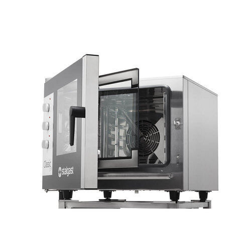 Stalgast Piec konwekcyjno-parowy 11x GN 1/1, gazowy, 20 kW ze sterowaniem manualnym Stalgast Piec konwekcyjno-parowy 11x GN 1/1, gazowy, 20 kW ze sterowaniem manualnym