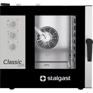 Stalgast Piec konwekcyjno-parowy 7x GN 1/1, gazowy, 14 kW ze sterowaniem manualnym Stalgast Piec konwekcyjno-parowy 7x GN 1/1, gazowy, 14 kW ze sterowaniem manualnym