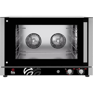FM Industrial Piec konwekcyjny z nawilżaniem 4x 430x340 mm lub GN 2/3 elektryczny, 6.3 kW FM Industrial Piec konwekcyjny z nawilżaniem 4x 430x340 mm lub GN 2/3 elektryczny, 6.3 kW