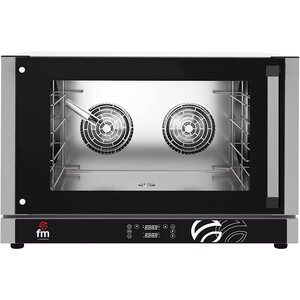 FM Industrial Piec konwekcyjny z nawilżaniem 4x 600x400 mm lub GN 1/1 elektryczny, 6.3 kW ze sterowaniem elektronicznym FM Industrial Piec konwekcyjny z nawilżaniem 4x 600x400 mm lub GN 1/1 elektryczny, 6.3 kW ze sterowaniem elektronicznym