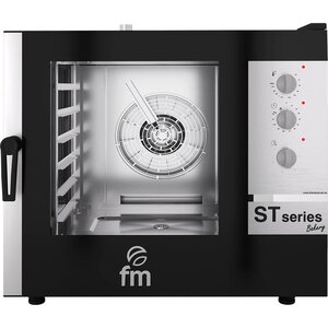 FM Industrial Piec konwekcyjno-parowy, piekarniczy 6x 600x400 mm, gazowy, 14 kW ze sterowaniem manualnym FM Industrial Piec konwekcyjno-parowy, piekarniczy 6x 600x400 mm, gazowy, 14 kW ze sterowaniem manualnym