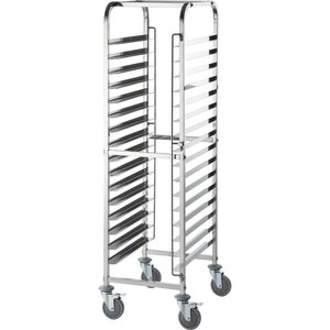 Stalgast Wyprzedaż - Wózek do transportu pojemników i tac 16x 1/1 GN, 470x620x(h)1735 mm