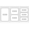 Stalgast Bemar elektryczny 2-komorowy GN 1/1, nablatowy, 1,6kW
