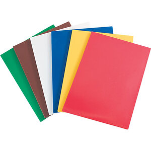 Stalgast Set of HACCP cutting boards made of polypropylene 325x265x(h)10 mm (6 pcs) Stalgast Set of HACCP cutting boards made of polypropylene 325x265x(h)10 mm (6 pcs)